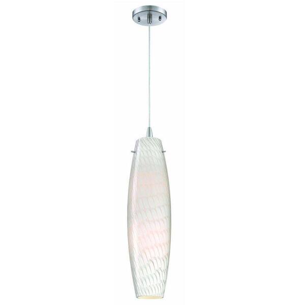 Philips Mojave 1-Light Satin Nickel LED Hanging Pendant