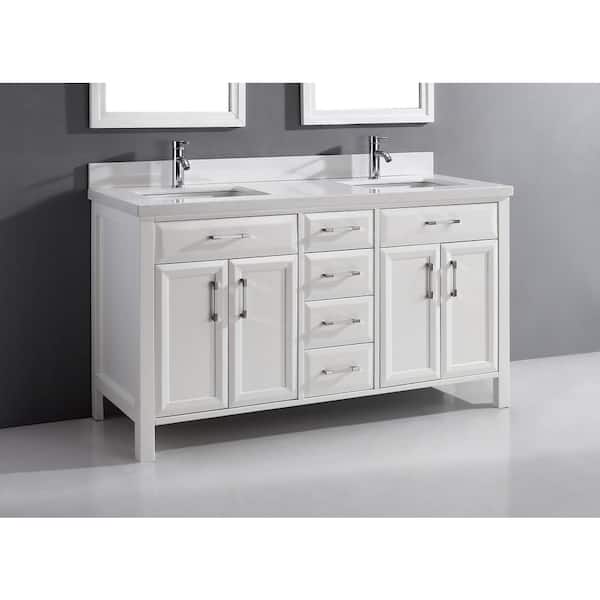 White With Solid Surface Marble Vanity, Studio Bathe Vanity Reviews