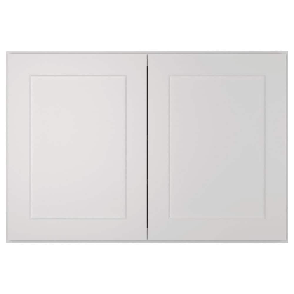 36 in. W x 12 in. D x 24 in. H in Shaker Dove Plywood Ready to Assemble Wall Cabinet 2-Doors 1-Shelf Kitchen Cabinet price history on PriceWatchPro