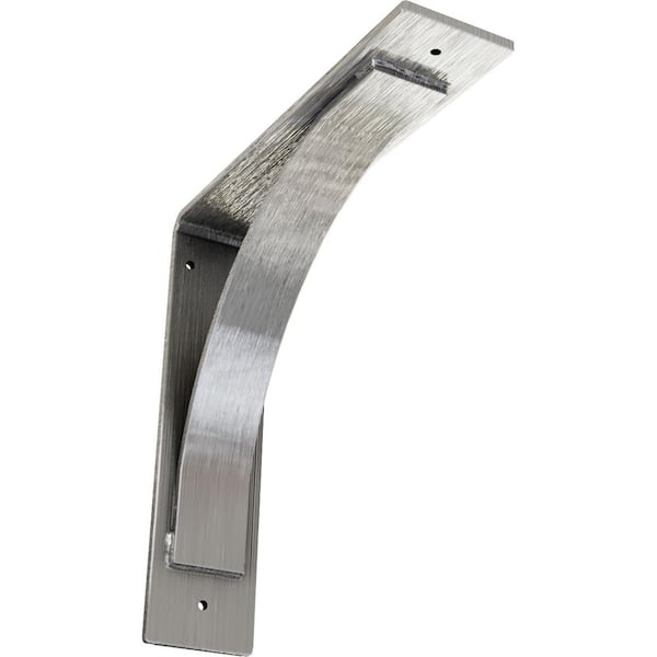 Ekena Millwork 3 in. x 12 in. x 12 in. Unfinished Morris Steel Bracket