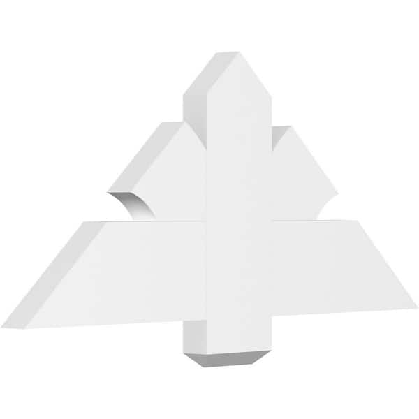 Ekena Millwork Redmond 36 in. W x 16.5 in. H x 2 in. D Signature Polyurethane Bracket