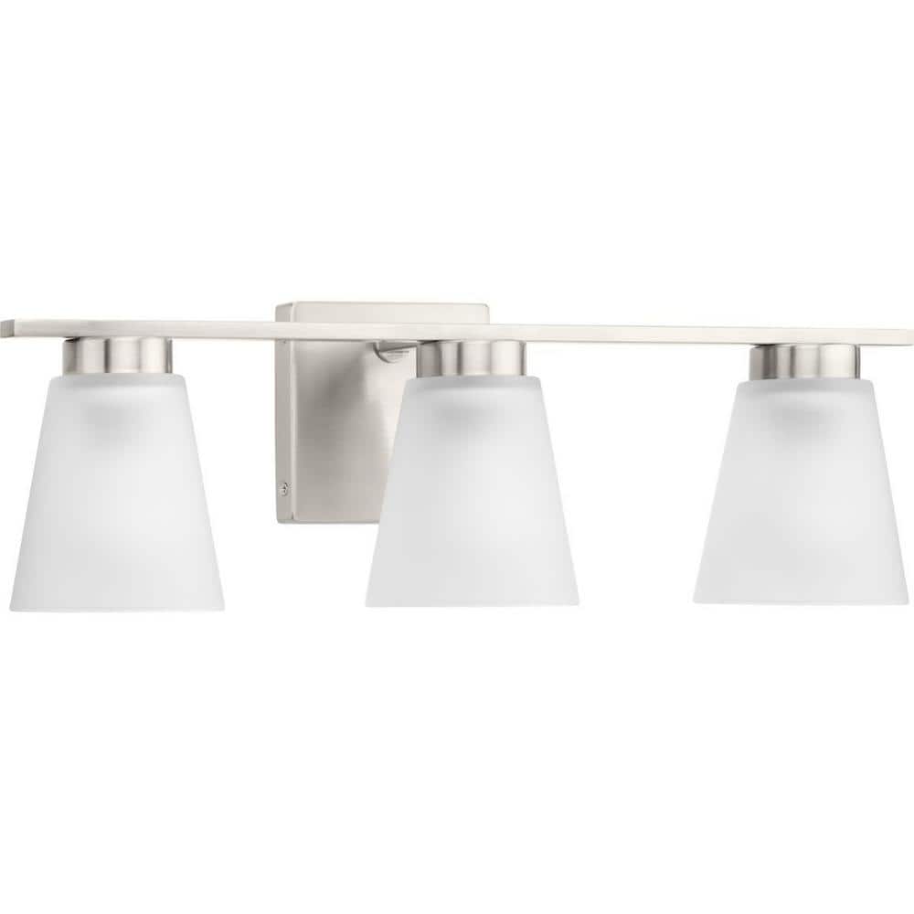 Tanner 22'' Brushed Nickel 3-Light Vanity Fixture