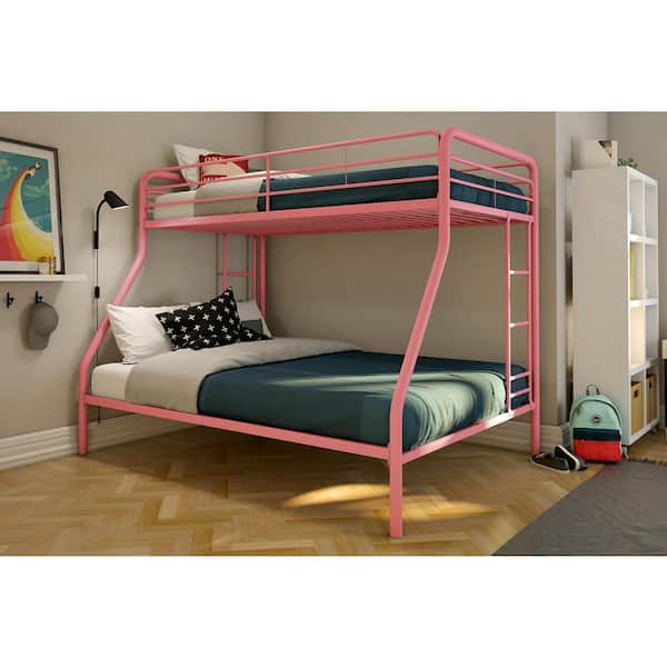 Dhp Cindy Pink Metal Twin Over Full, Bunk Bed Connectors