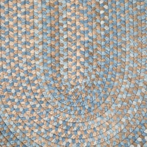 Cage Laguna 8 ft. x 11 ft. Oval Braided Area Rug