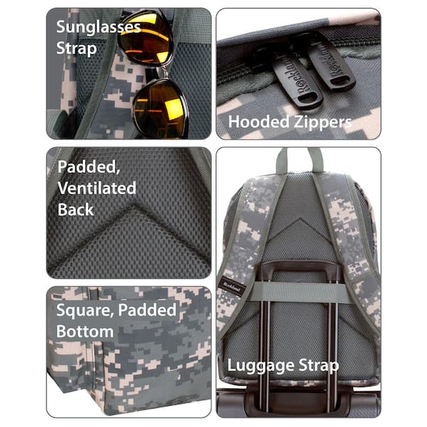 Rockland Classic Laptop Backpack - Acu Camo