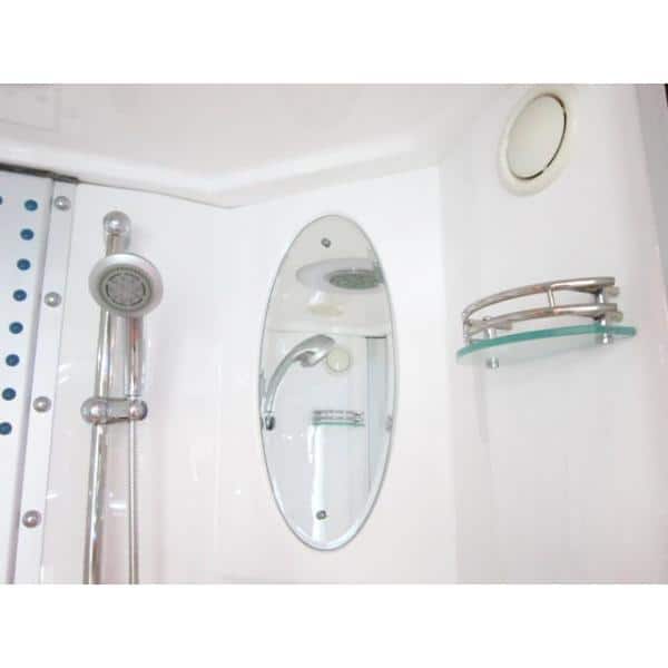 Mesa WS-803A Clear Glass Walk-In Steam Shower Kit