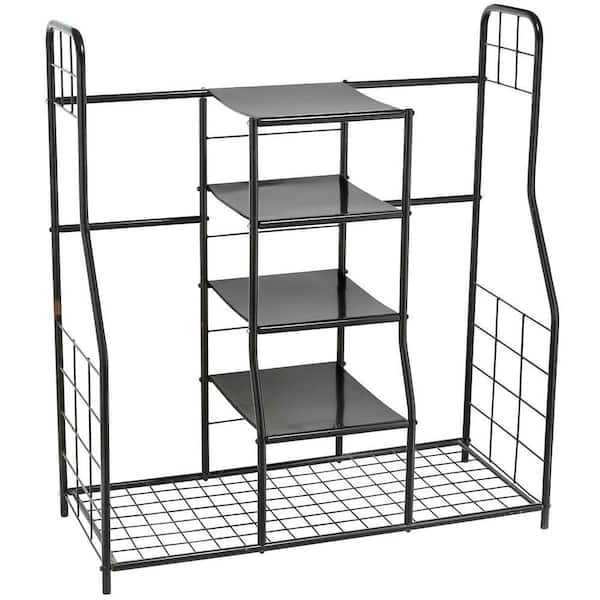 Black Metal Golf Storage Organizer