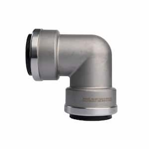 2 in. Stainless Steel Push-to-Connect 90-Degree Elbow Fitting