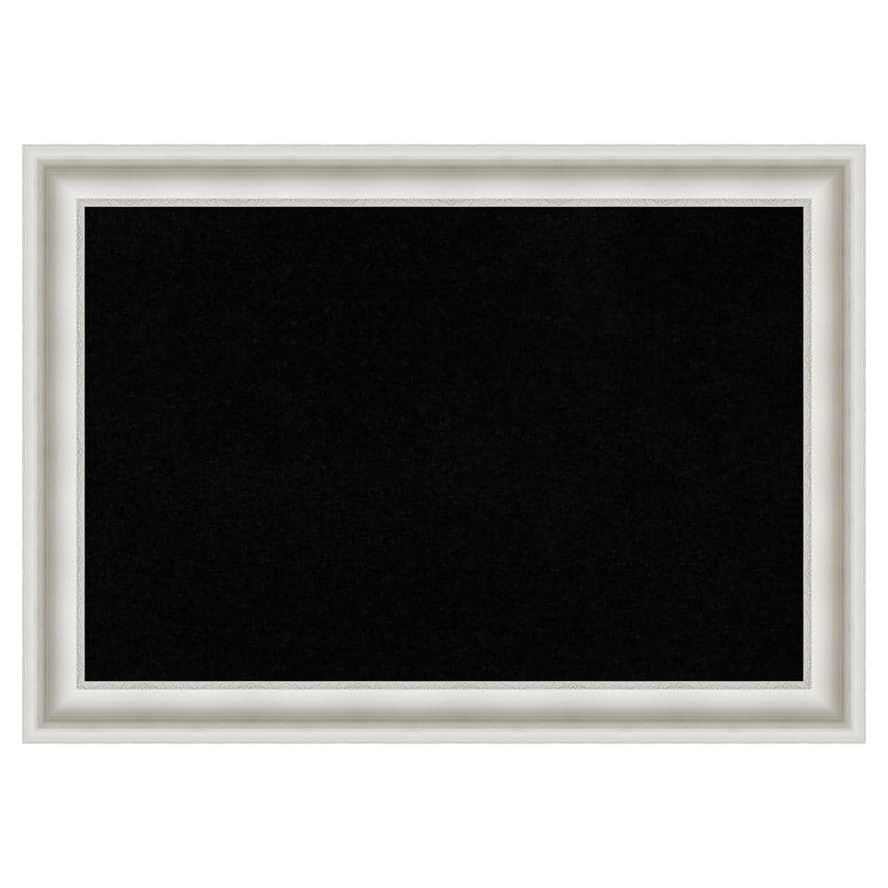 Amanti Art Parlor White Framed Black Corkboard 42 in. x 30 in ...