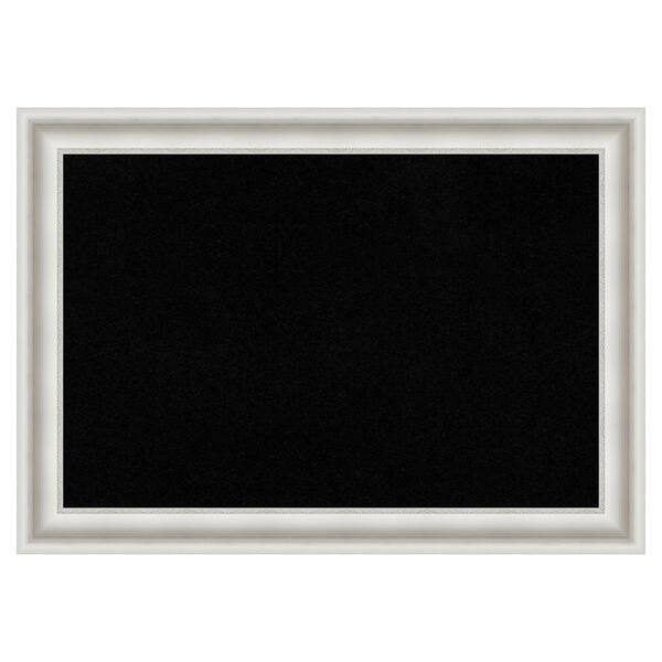 Amanti Art Parlor White Framed Black Corkboard 42 in. x 30 in ...