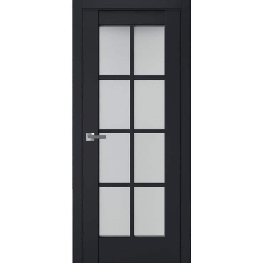 28 in. x 84 in. 1 Panel Chocolate Ash Finished Solid MDF Sliding Door with Hardware price history on PriceWatchPro