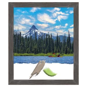 Woodridge Rustic Grey Wood Picture Frame Opening Size 20 x 24 in.
