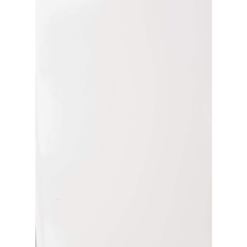 Modern 48" White Glass LED Wrap Flush Mount Ceiling Light
