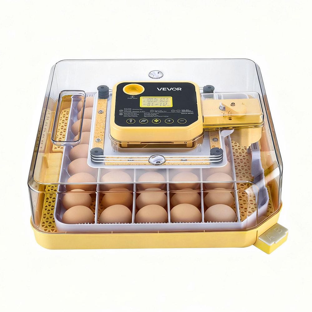 48 Egg Incubator, Auto Turner with LED Candler, Temp Display and  Auto Humidity, 360° Clear Window for Hatching Poultry price history on PriceWatchPro