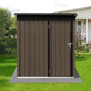 5 ft. W x 4 ft. D Metal Shed with Vents (20 sq. ft.)