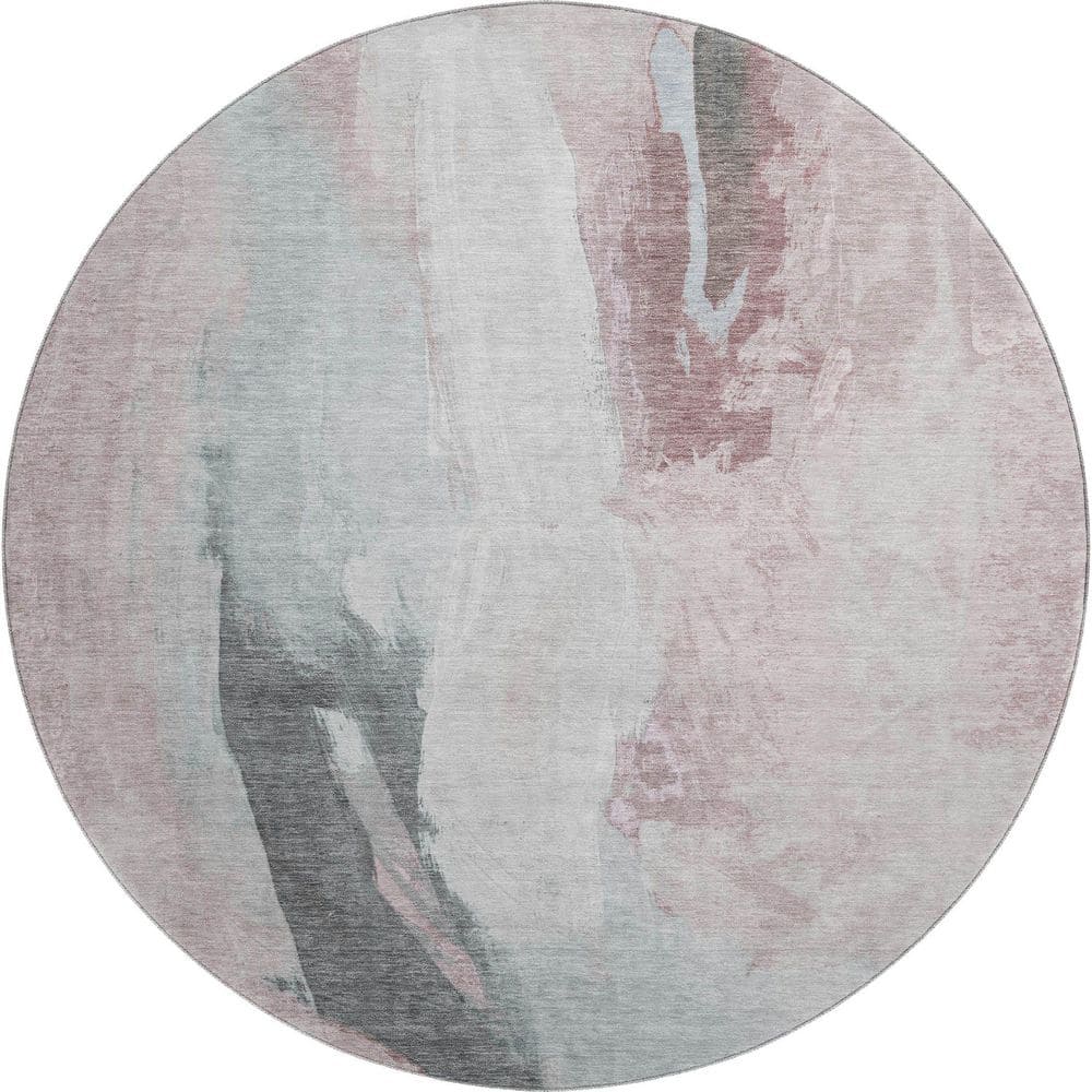 Addison Rugs Mayfield Premium Machine Washable Abstract AMF1987 Blush 8 ...