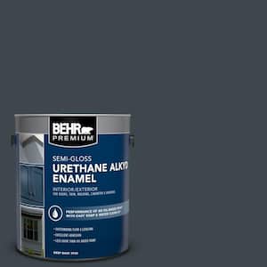 1 gal. #PPU25-23 Winter Way Urethane Alkyd Semi-Gloss Enamel Interior/Exterior Paint