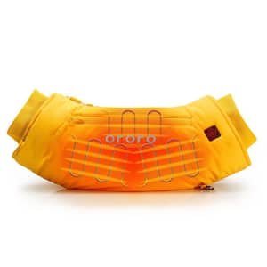 Unisex 7.38-Volt Lithium-Ion Yellow Heated Hand Warmer, Heated Hand Muff Pouch, Up to 14-Hours of Warmth