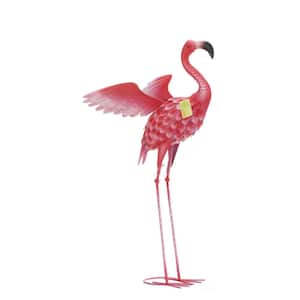 13 in. x 17 in. x 34.5 in. Large Flying Flamingo