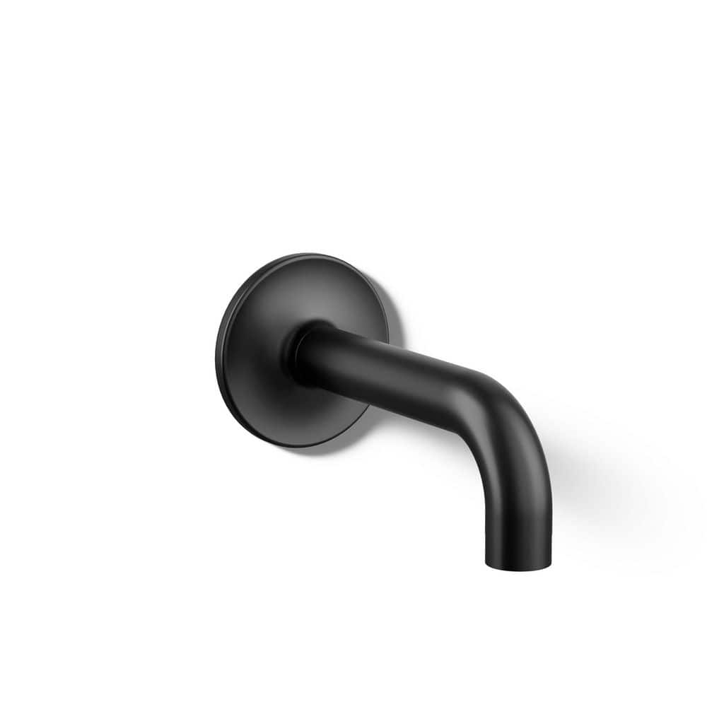 Purist 7.75 in. Wall-Mount Bath Spout in Matte Black price history on PriceWatchPro