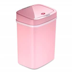 3 Gal. Pink Automatic Touchless Infrared Motion Sensor Plastic Trash Can