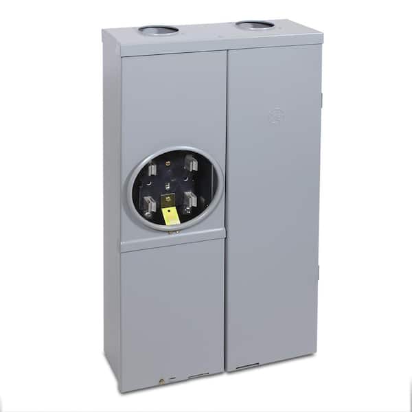 Outdoor 100 Amp 16-Space 32-Circuit Main Brkr Ring Semi Flush Mt Overhead/Undergrnd Mtr Sockt Load Center (TSMQ1610CFCU)