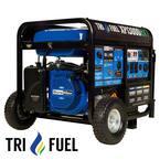 13,000-Watt/10,500-Watt Tri-Fuel Remote Start Gasoline Propane Natural Gas Portable Generator with CO Alert