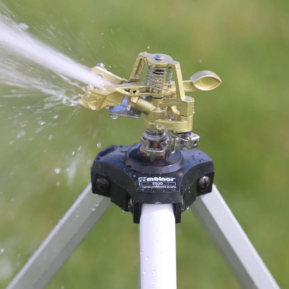 Adjustable Height Metal Tripod Lawn Sprinkler