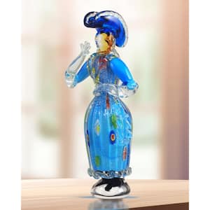 13.5 in. Arciala Handcrafted Irregular Art Glass Figurine