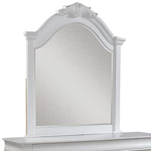 41 in. W x 43 in. H Wood White Dresser Mirror