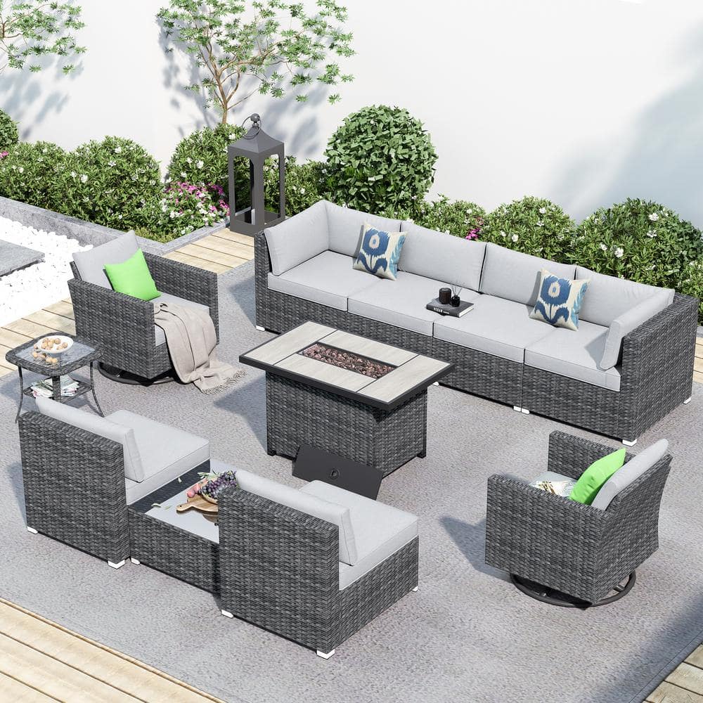  LOKATSE HOME Muebles acolchados para patio, sofá
