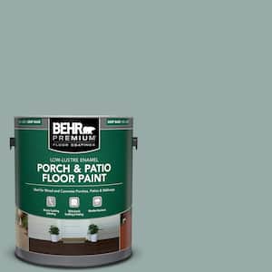1 gal. #PFC-46 Barrier Reef Low-Lustre Enamel Interior/Exterior Porch and Patio Floor Paint