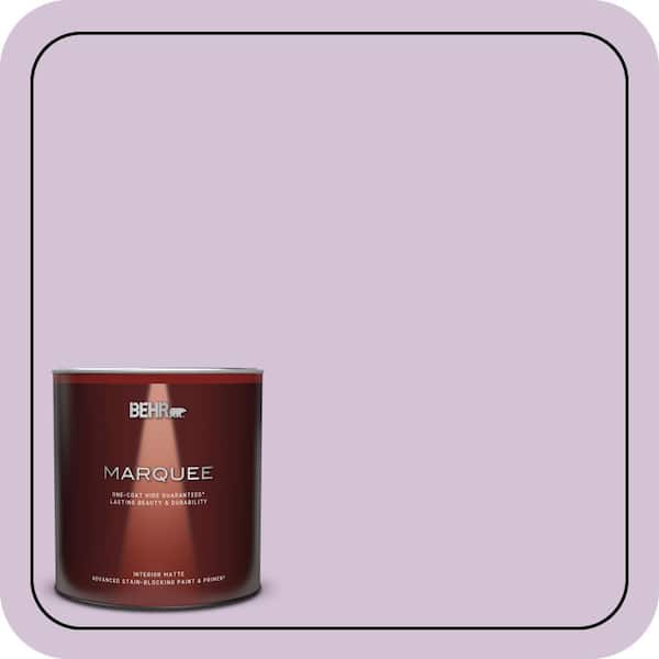 BEHR MARQUEE 1 qt. #M100-2 Seedless Grape Matte Interior Paint & Primer