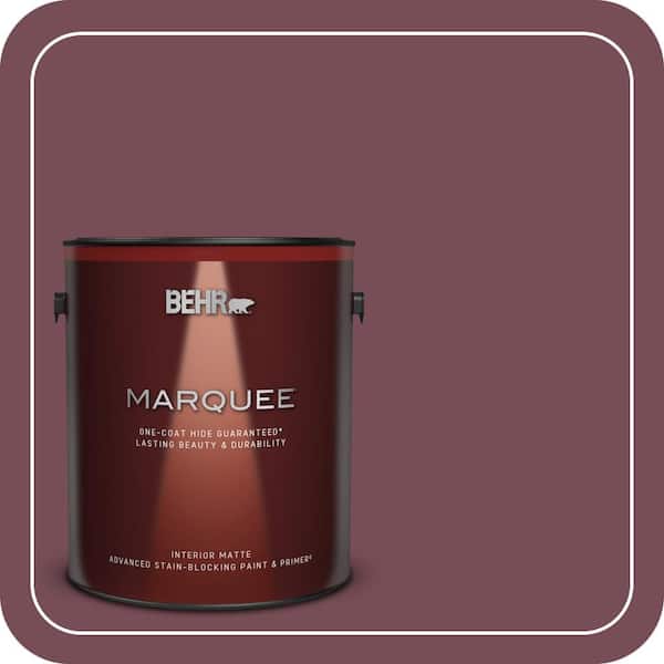 BEHR MARQUEE 1 gal. #MQ1-01 Rule Breaker One-Coat Hide Matte Interior Paint & Primer