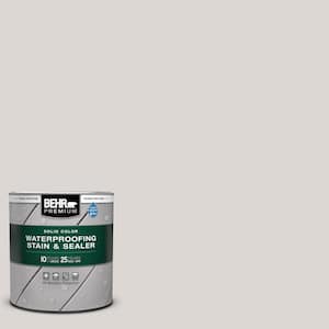 1 qt. #N320-1 Campfire Ash Solid Color Waterproofing Exterior Wood Stain and Sealer