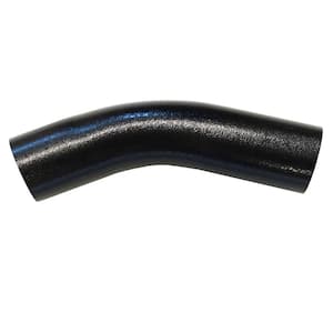 Textured Black Aluminum Stair Slope Hand Rail Elbow