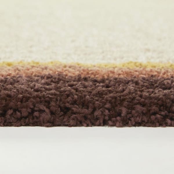 Feinman Wine 5 ft. 3 in. x 7 ft. Border Area Rug