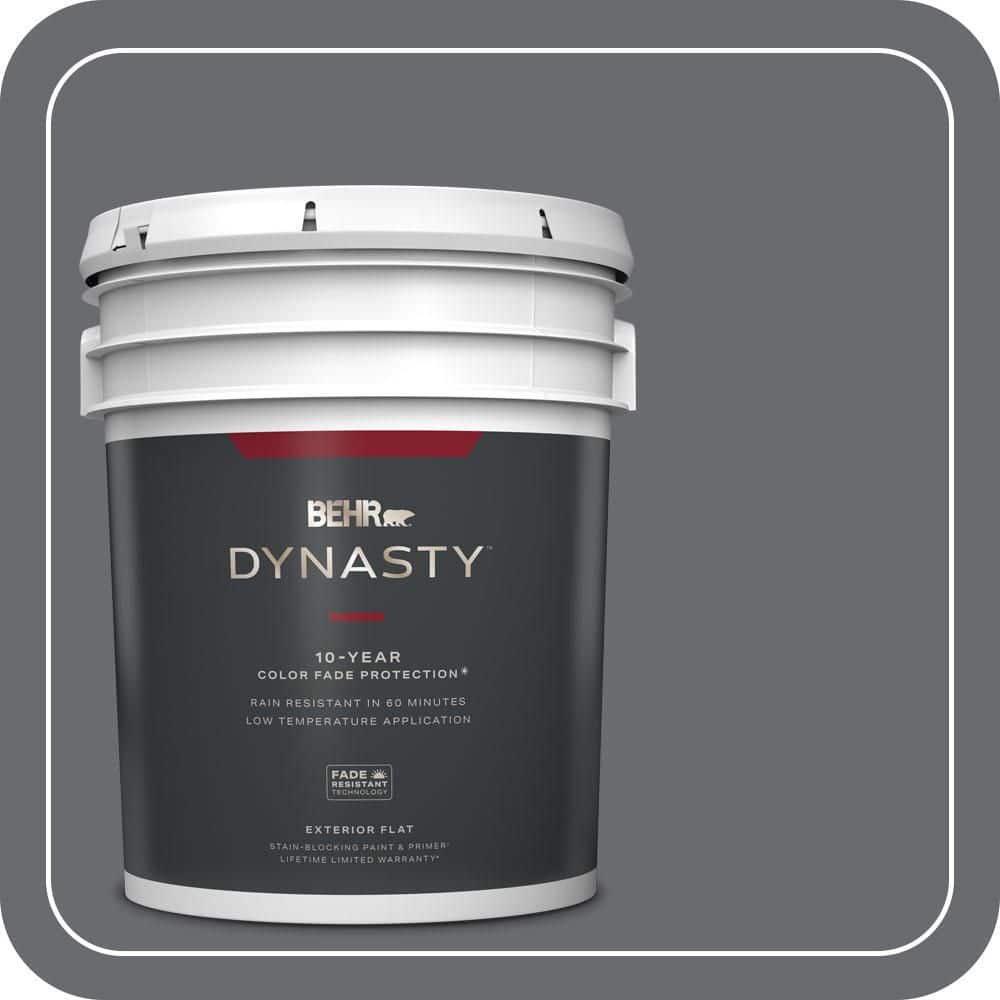 5 gal. Home Decorators Collection #HDC-CL-04G Liberty Bell Gray Flat Exterior Stain-Blocking Paint & Primer price history on PriceWatchPro