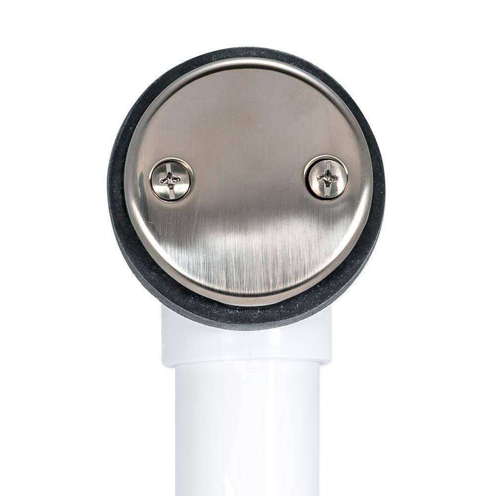 Brushed Nickel Lift and Lock Drain Kit with PVC Tubing