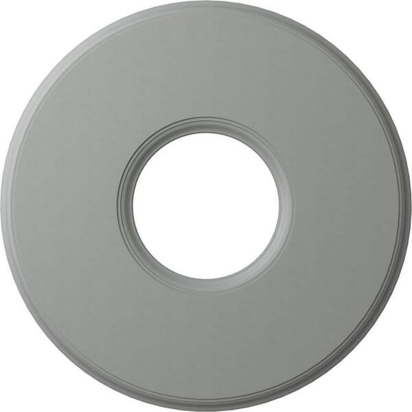 Ekena Millwork 51-1/8" x 19-7/8" ID x 2" Deco Urethane Ceiling Medallion (Fits Canopies up to 19-7/8"), Primed White