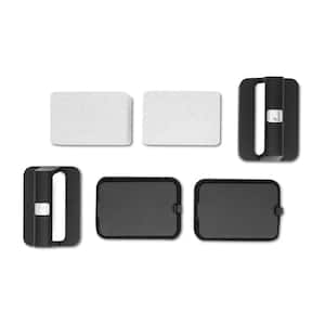 Black and White Outdoor Griddle Cleaning 6-Piece Kit