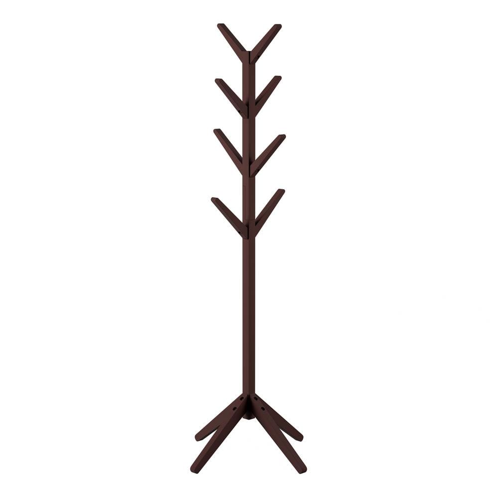 Wooden store Coat Rack, Modern coat rack, Free Standing Coat Tree Stand With 8 Hooks, Entryway Coat Hanger Stand for Home