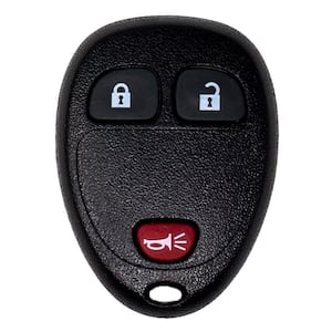 Car Remote Replacement Case - GM 3 Button Black Shell Only No Electronics