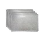 Galaxy Silver Rectangular Shaped Placemat (Set of 4)