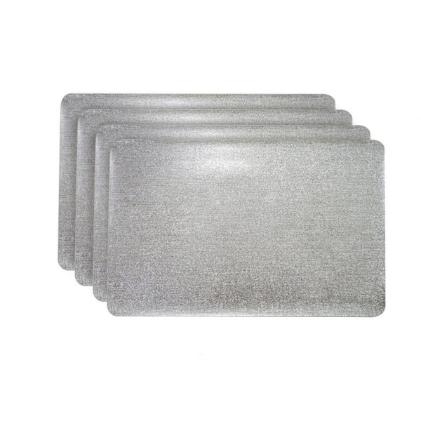 Dainty Home Galaxy Silver Rectangular Shaped Placemat (Set of 4)