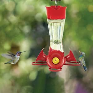 Pinch-Waist Glass Hummingbird Feeder Kit