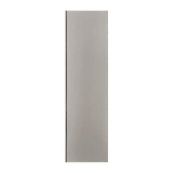 Hampton Bay Avondale 24 in. W x 84 in. H Refrigerator End Panel in Dove Gray