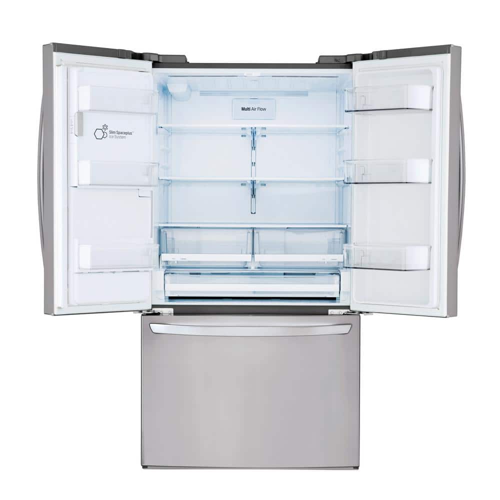 LG 28 Cu Ft Stainless Steel French Door Refrigerator with Ice Maker