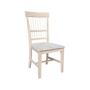 Clayton Unfinished Solid Wood Dining Chair Set of 2