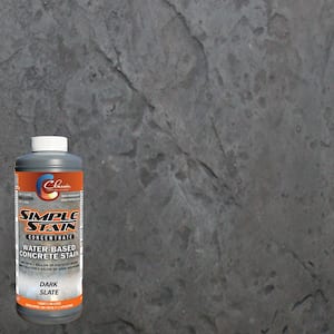 1 qt. Dark Slate Concentrated Semi-Transparent Water Based Interior/Exterior Concrete Stain
